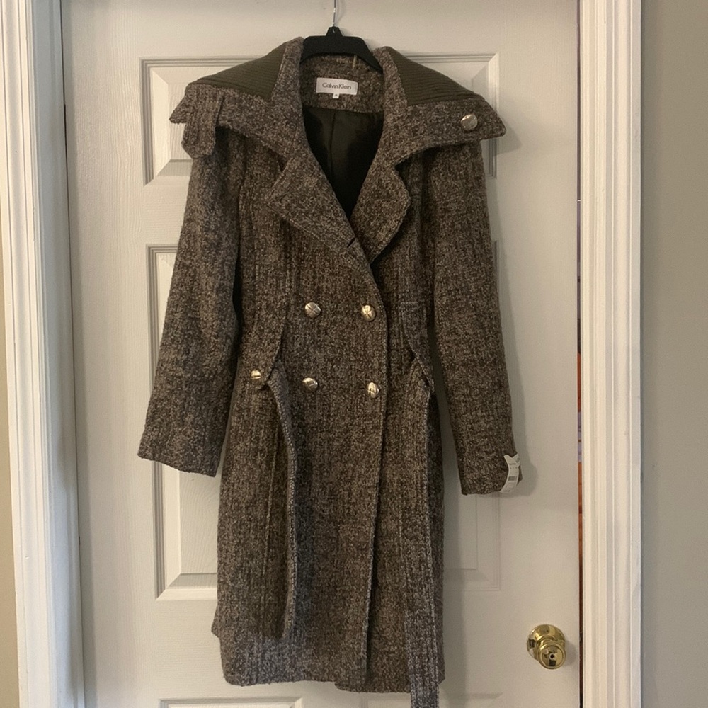 Calvin Klein full length coat.